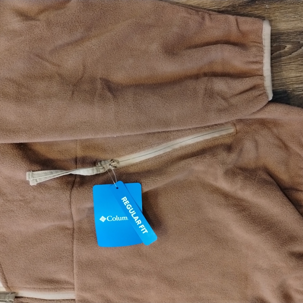 Women's Columbia Sequoia Grove 1/2 Zip Brown Fleece Pullover Size XL NWT - Picture 10 of 13